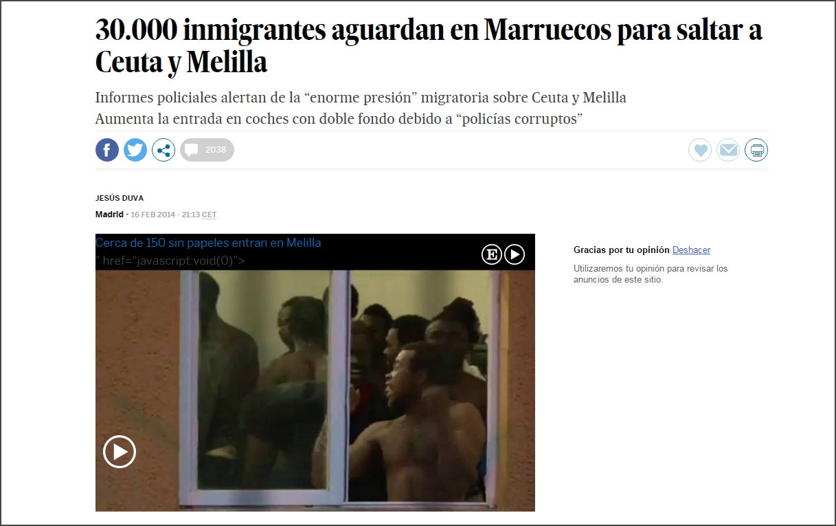 Mala pràctica: Migracions a Ceuta