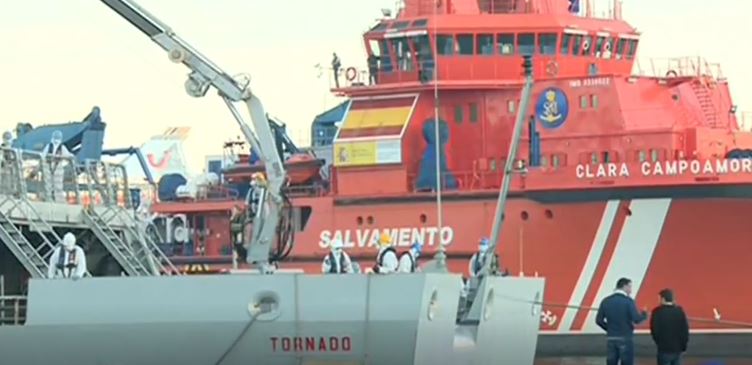 Informativos RTV1: Llegada de pateras a las costas de Múrcia el 4 de diciembre de 2017